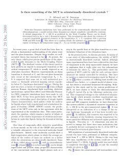 Is there something of the MCT in orientationally disordered crystals?
