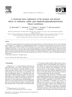 A molecular basis explanation of the dynamic and thermal effects of