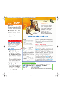 France Under Louis XIV