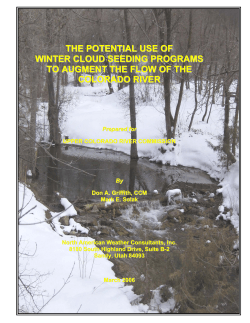 the potential use of winter cloud seeding programs to augment
