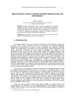 MEDIA-SPECIFIC ARTISTS ` RECORDS BETWEEN
