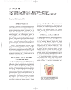 anatomic approach to preparation and fusion of the interphalangeal