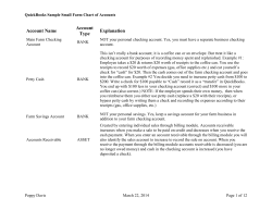 Account Name Account Type Explanation