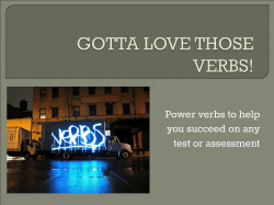 Power verbs to help you succeed on any test or assessment