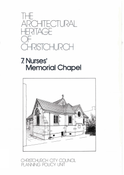 Nurses` Memorial Chapel - Christchurch City Libraries