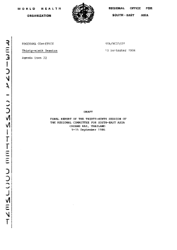 Thirty-ninth Session Agenda iten