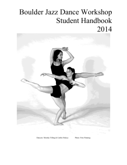 performances - Boulder Jazz Dance Workshop