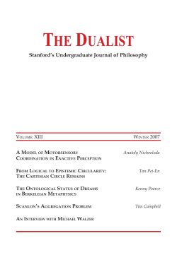 the dualist - Philosophy