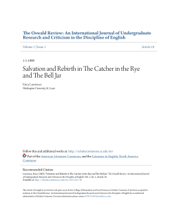 Salvation and Rebirth in The Catcher in the Rye and The Bell Jar