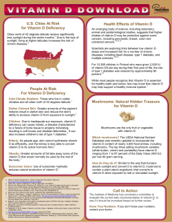 Health Effects of Vitamin D Mushrooms: Natural Hidden Treasure for