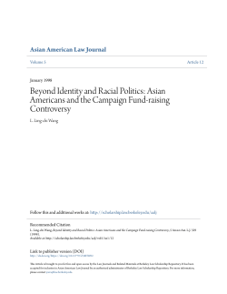 Asian Americans and the Campaign Fund