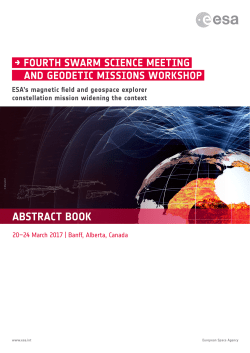 Abstract Book - ESA Conference Bureau