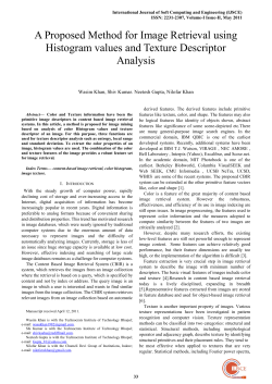 A Proposed Method for Image Retrieval using Histogram values and