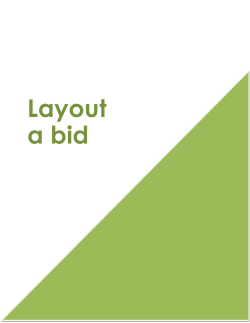 Layout a bid