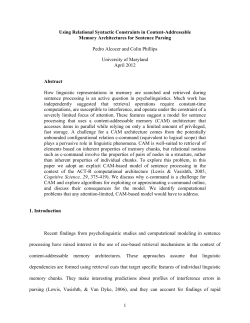 this paper - Colin Phillips