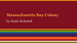Massachusetts Bay Colony