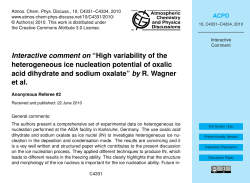 Interactive comment on