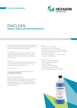 DIACleAN - Hexagon Manufacturing Intelligence