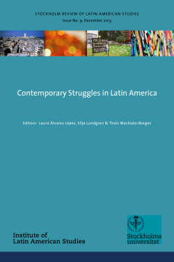 Contemporary Struggles in Latin America