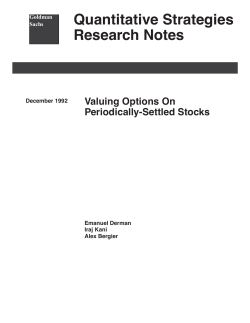 Options on Periodically-Settled Stocks FULL PDF