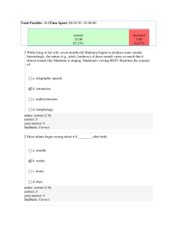 Total Possible: 30.0Time Spent: 00:24:58 / 01:00:00 correct 25.00
