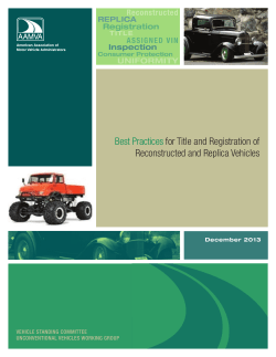 Best Practices for Title and Registration of Reconstructed