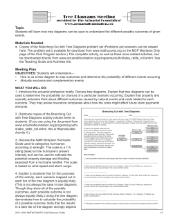 Tree Diagrams Meeting