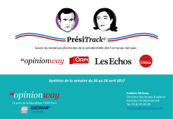 Semaine du 24 au 28 avril - OpinionLab