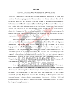 French Project Survey Summary...Download