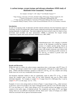A carbon isotope, oxygen isotope and nitrogen abundance SIMS