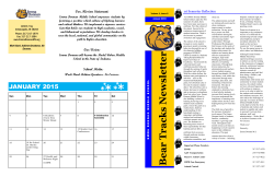 January 2015 - Emma Donnan Middle School