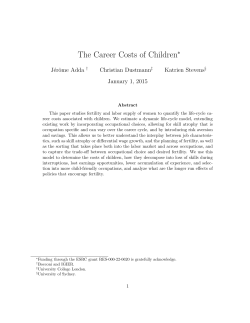 The Career Costs of Children