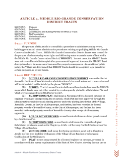 article 4. middle rio grande conservation district tracts