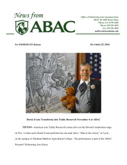 Printable News Release - Abraham Baldwin Agricultural College