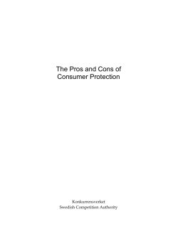 The Pros and Cons of Consumer Protection
