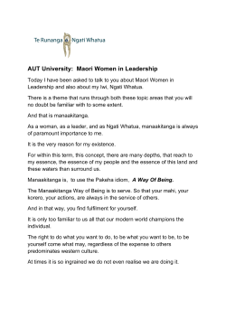 AUT University: Maori Women in Leadership