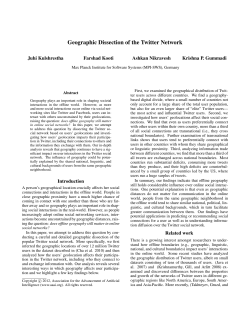 Geographic Dissection of the Twitter Network