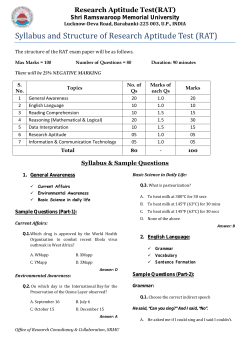 Paper Structure For RAT