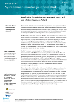 Accelerating the path towards renewable energy and eco