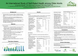 Emmanuelle Belanger An International Study of Self