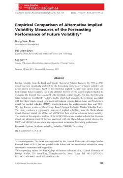 Empirical Comparison of Alternative Implied Volatility Measures of