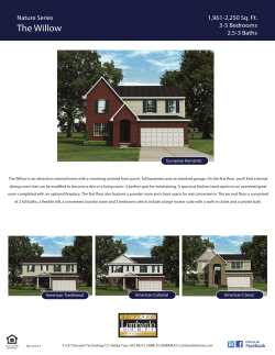 Willow Front Entry Garage Elevations.eps