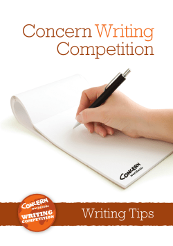 Concern Writing Competition