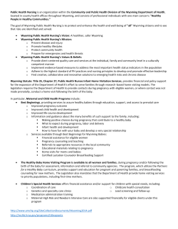 Public Health Nursing is an organization within the Community and