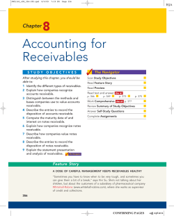 Accounting for Receivables 8
