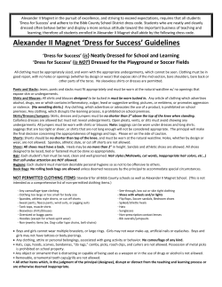 Alexander II Magnet `Dress for Success`