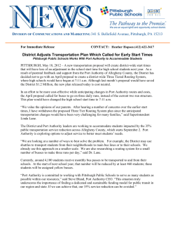 District Adjusts Transportation Plan Which Called for Early Start Times