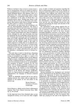 Reviews ofBooks and Films - The American Historical Review