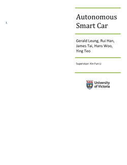 Autonomous Smart Car
