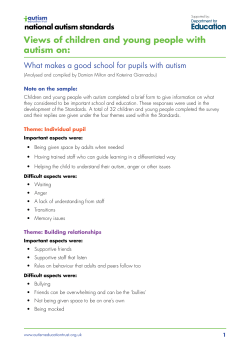 Pupils` views on school